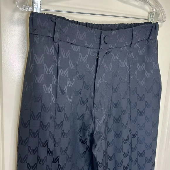 Marcell Von Berlin - Men's Jacquard Trouser Pants - Size 36 Black - Picture 7 of 17